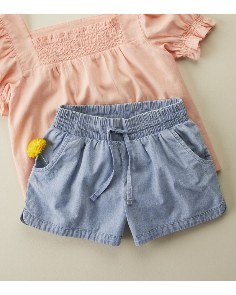 Carter's Kid Chambray Pull-On Shorts