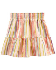 Carter's Kid Striped Linen Skort