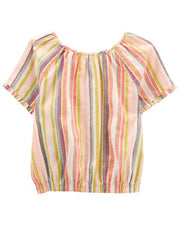 Carter's Kid Striped Linen Top