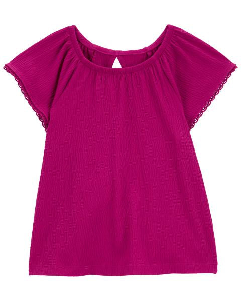 Carter's Kid Crinkle Jersey Top