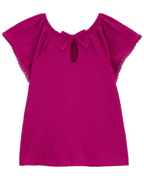 Carter's Kid Crinkle Jersey Top