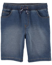 Carter's Kid Pull-On Denim Shorts