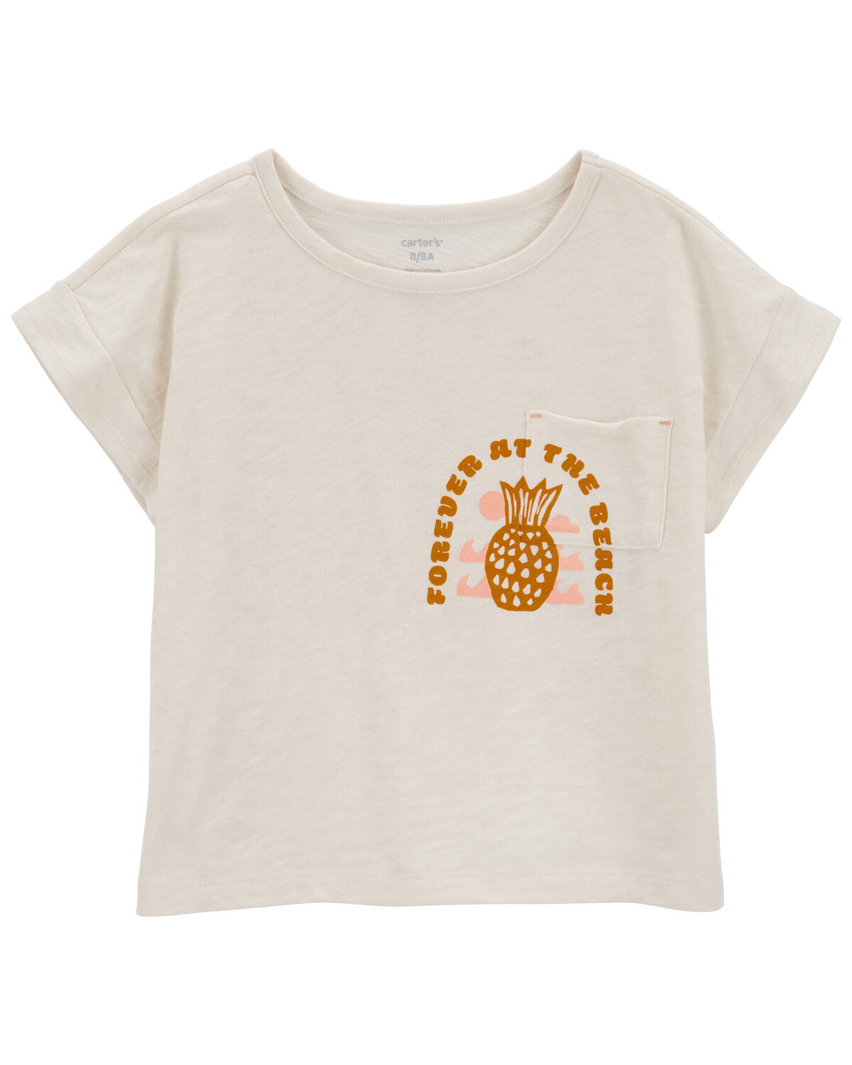 Carter's Kid Pineapple Pocket Tee