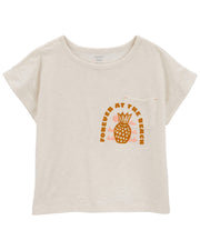 Carter's Kid Pineapple Pocket Tee