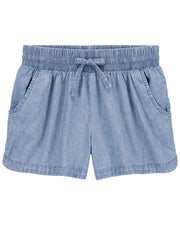 Carter's Kid Chambray Pull-On Shorts