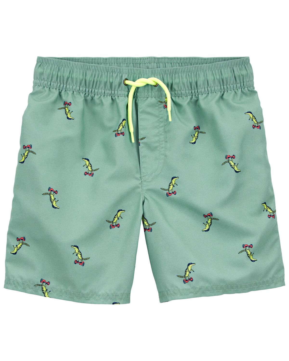 Carter's Kid Alligator Print Swim Trunks