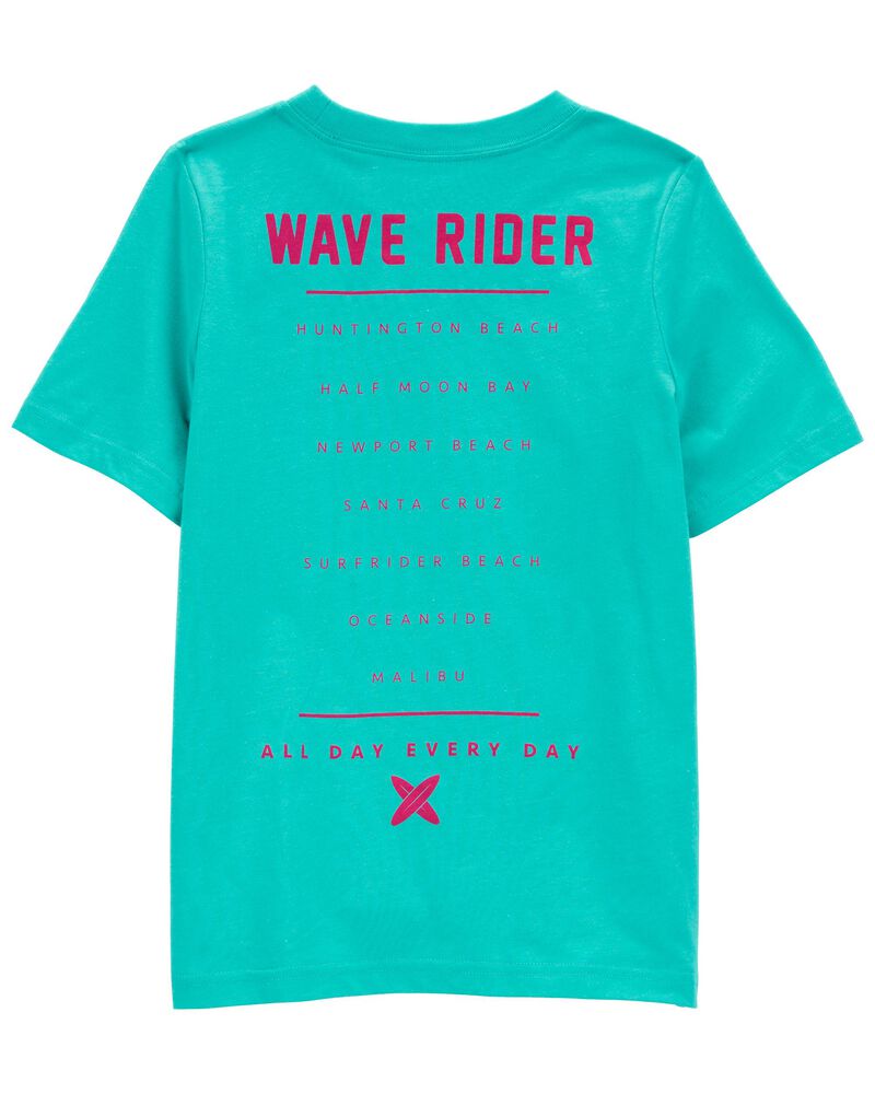 Carter's Kid Wave Rider Shark Jersey Tee