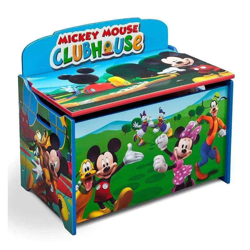 Caixa de brinquedos Delta Mickey Mouse para crianças