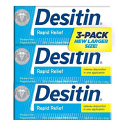 Desitin fralda para assaduras creme de alívio rápido 4,8 onças 3PK